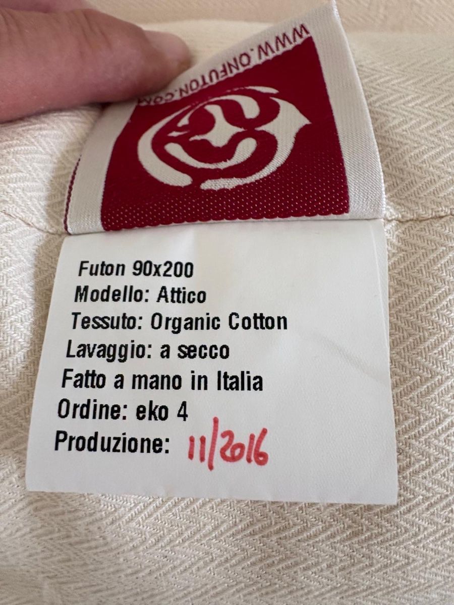 Letti: Futon 90x200 org. Cotton&Tatami /letzte Chance vor Umzug – Usato da Minusio venduto da monette08 2