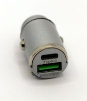 Brandneues Ladeadapter USB A+C für 12/24V-Autosteckdose