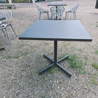 Gartentisch, anthrazit, spabil und klappbar