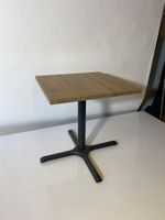 Tisch Eiche Quadratisch Metallfuss