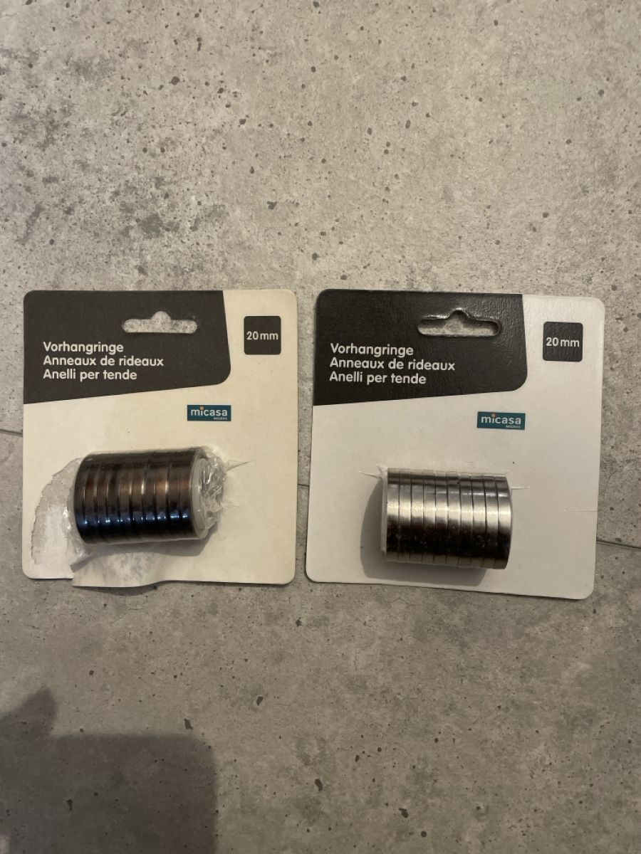 Anhänger: Micasa 20mm Gardinenring-Set – Neu und originalverpackt aus Flums von mai_9fr6
