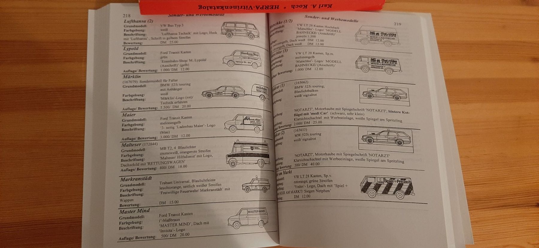 Herpa Modellini d'auto: Verkaufe 2 HERPA - Modellauto - Kataloge – Usato da Wiesendangen venduto da pau_56xn 9