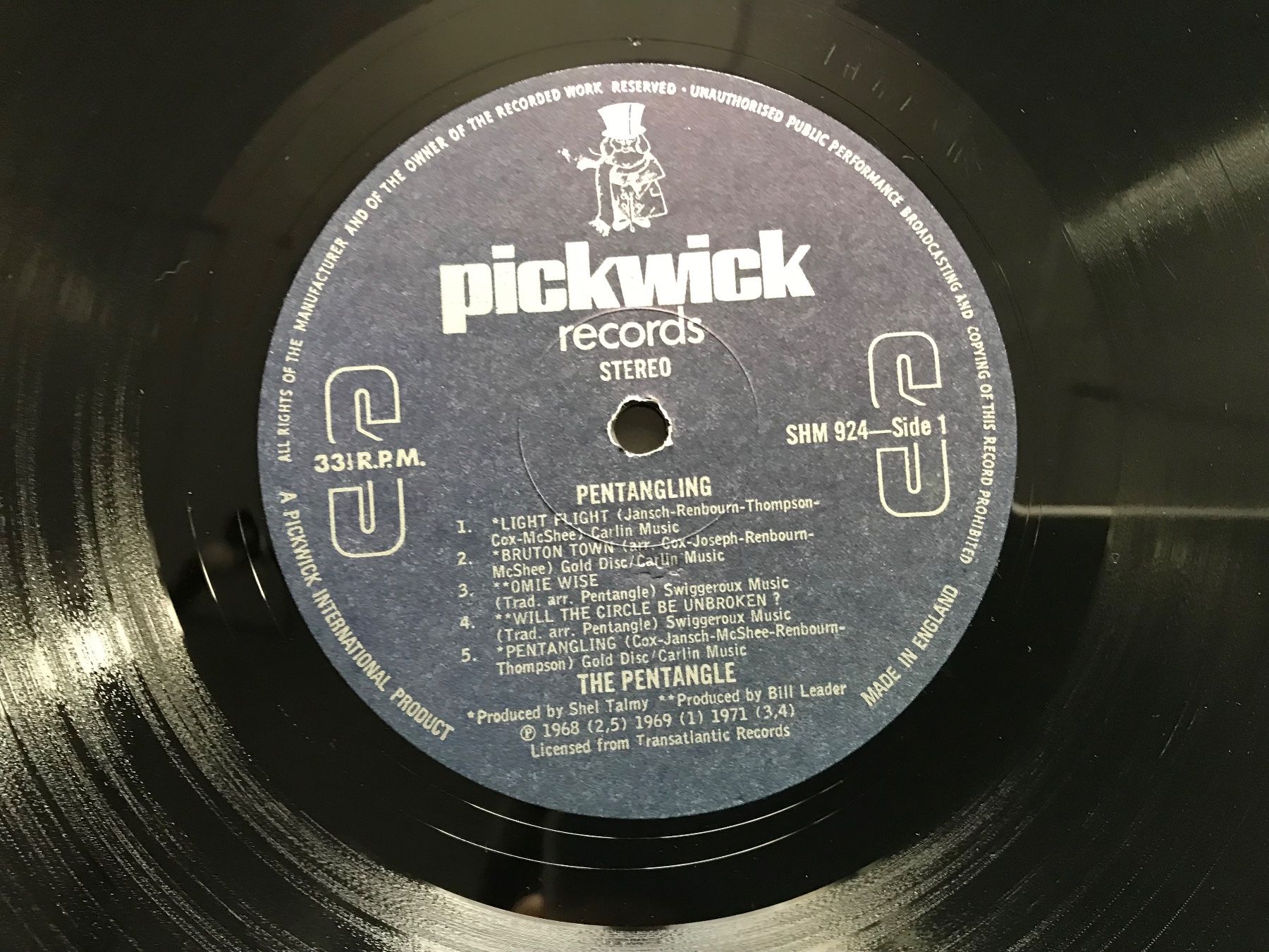 Schallplatten: Lp - Pentangle - Pentangling – Gebraucht aus Berlingen von  2
