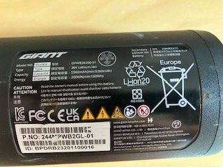 Giant Batterie: Giant Energy Pak Plus 200 Wh Range Extender – Usato da Thalheim an der Thur venduto da Supra41 1