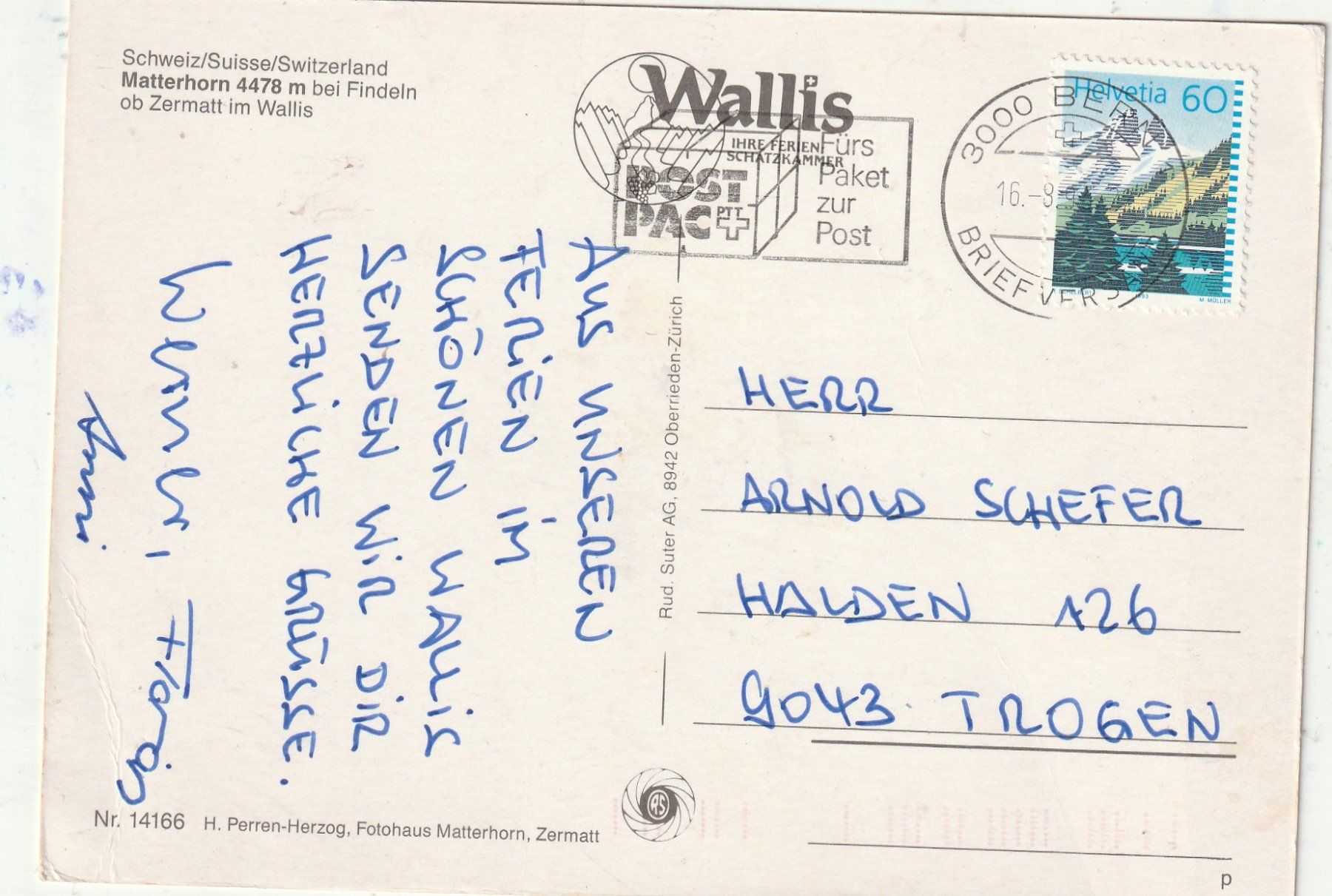 Cartoline postali: Matterhorn – Usato da Lumbrein venduto da made02 1