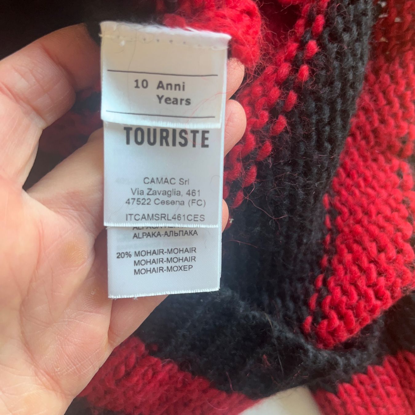 Pulls & Sweat-shirts: Pullover gestrickt rot schwarz gestreift akzeptabel – D'occasion à Horw par Pem1278 4