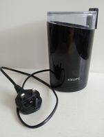 Krups F203 Kaffeemühle / Gewürzmühle mit UK-Stecker Schwartz