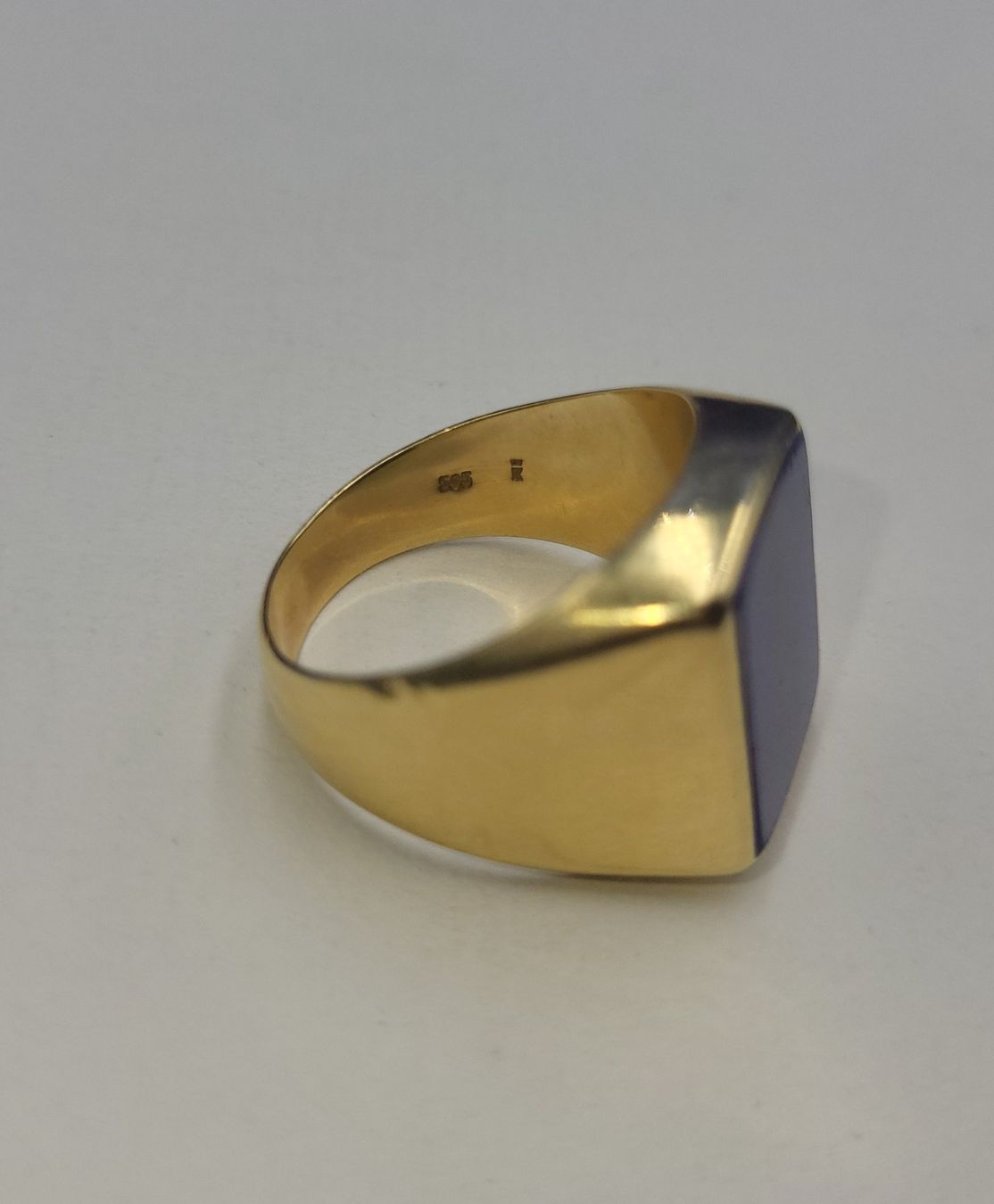 Anelli: Gold 585 Massiv Ring Mit Lapislazuli – Usato da Wald ZH venduto da Aniade 5