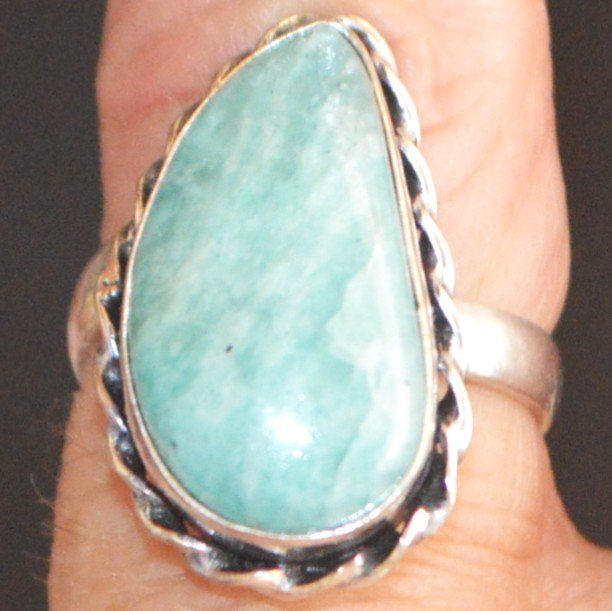 Anelli: Ring L-5130– Amazonit Grössenverstellbar – Nuovo e nell'imballaggio originale da Goldiwil (Thun) venduto da han_v5b7 5