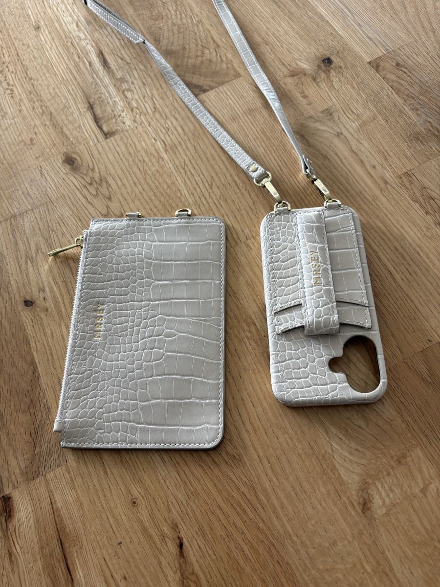 Mrséy Cover & Protezioni schermo: iPhone Case with Strap - Sand Croco, New! – Nuovo (secondo la descrizione) da Münsingen venduto da Hunters65 1