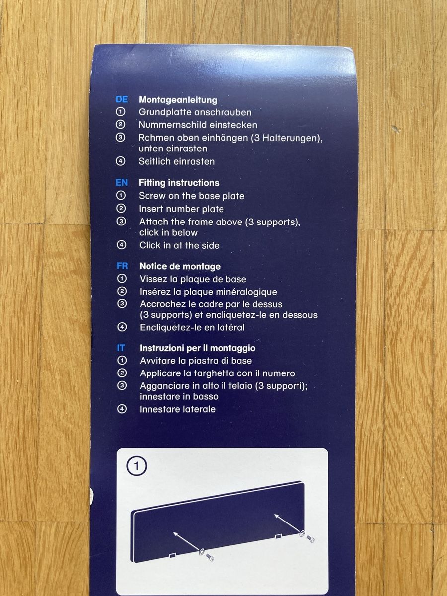 Insegne: Auto Kennzeichen Verstärkung – Nuovo (secondo la descrizione) da Zwingen venduto da Kult2000 1
