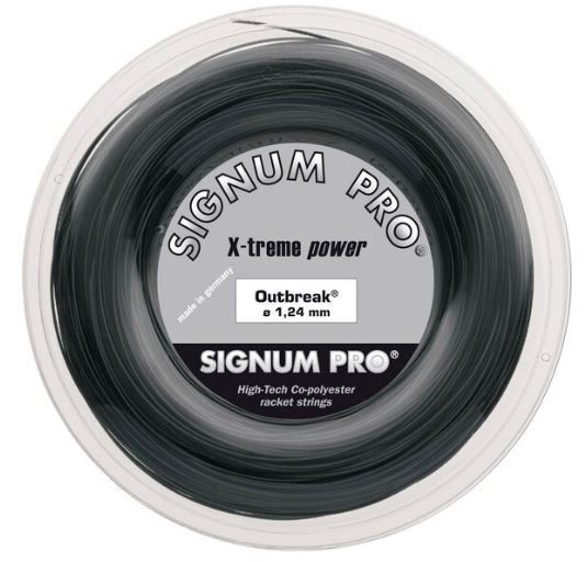 Racchette: Tennissaite Signum Pro Outbreak 1.24mm – Nuovo (secondo la descrizione) da Sins venduto da Tennis-Service-Sins