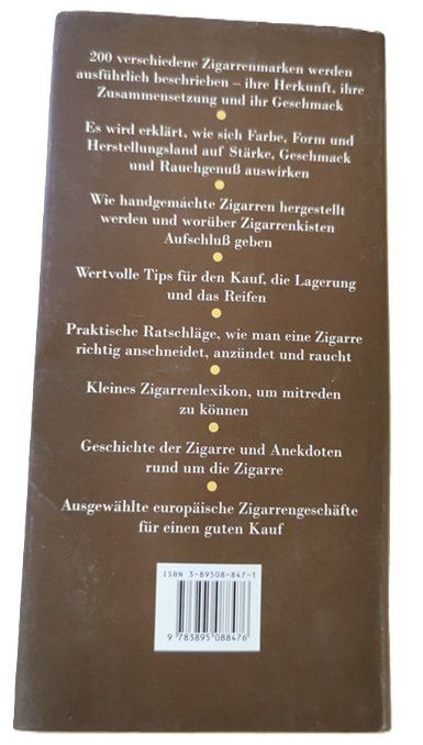 Libri: Internationaler Zigarrenführer (Buch, Jane Resnick) – Usato da Wilen b. Wollerau venduto da morethanmusic 1