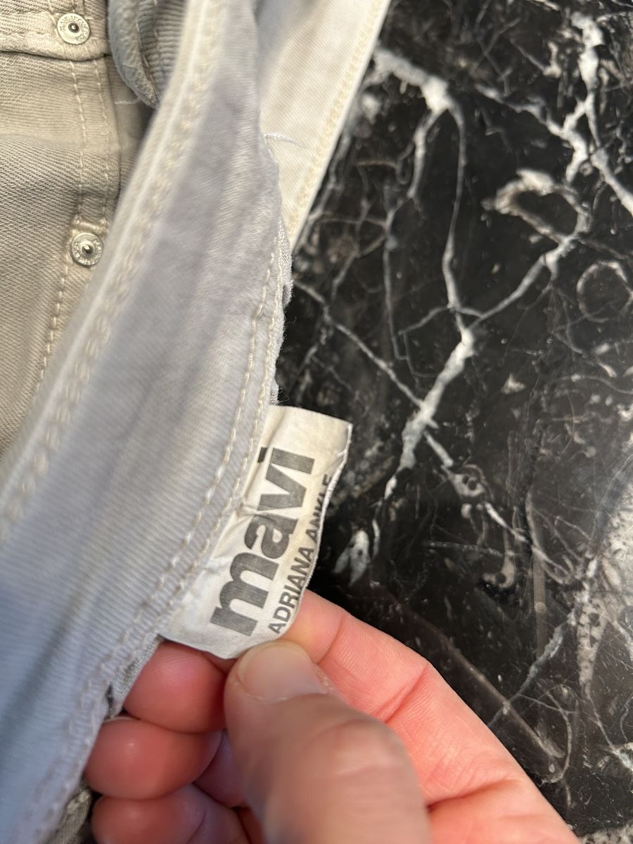 Mavi Jeans: Mavi Adriana Ankle Jeans, Hellgrau, Grösse 28/30 – Usato da Gümligen venduto da Pygmalion 5