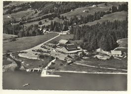 SCHWARZSEE Lac Noir, Hotel Restautant Gypsera - Flugaufnahme