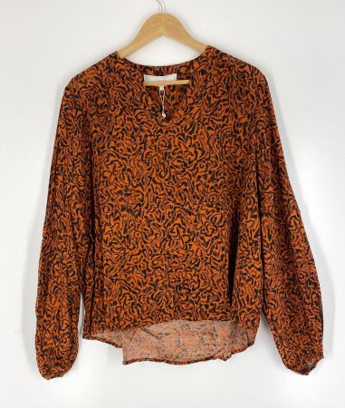 Once Schlupfbluse mit V-Ausschnitt, Grösse XL *Neu*