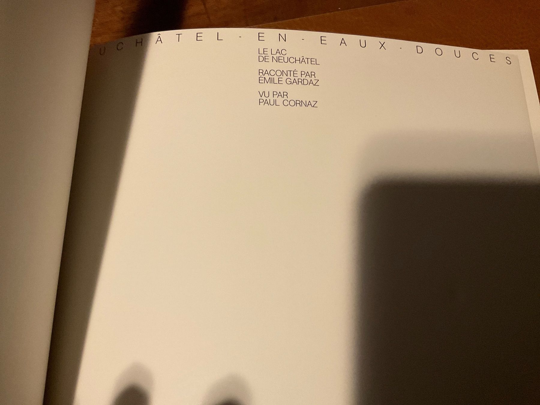 Bücher: Livre Neuchâtel en eaux douces, rare! – Gebraucht aus Avenches von Optimus_ 1