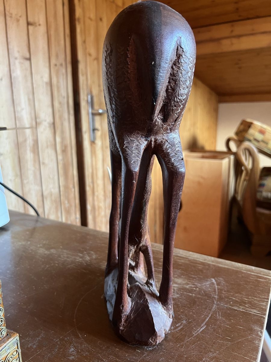 Toutes les décorations: Holzfigur mit Elfenbein-Elementen – D'occasion à Riken AG par ChuederGold 3