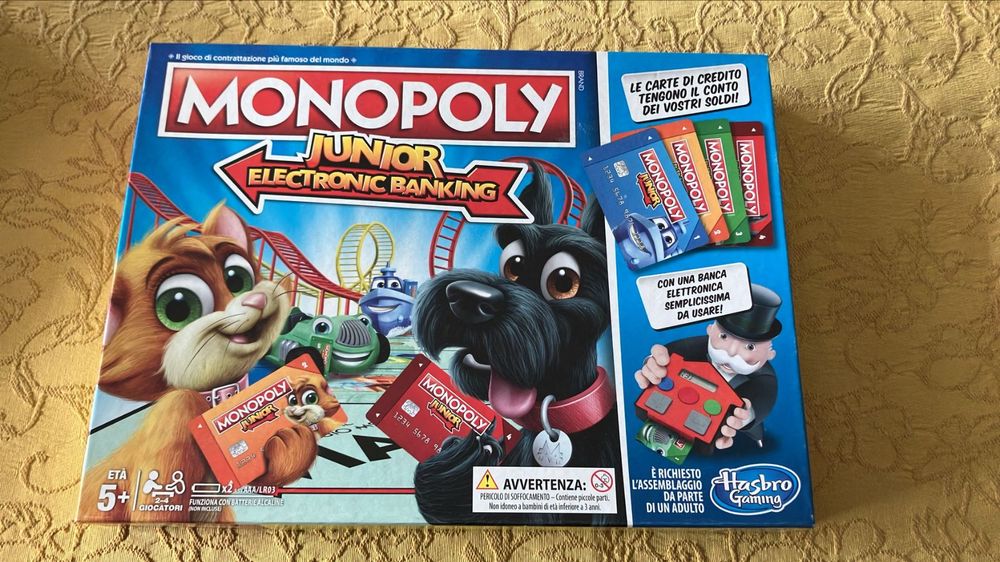 Monopoly Junior - Gioco Da Tavolo Per Bambini 5+ In Francese, 2-4 Giocatori