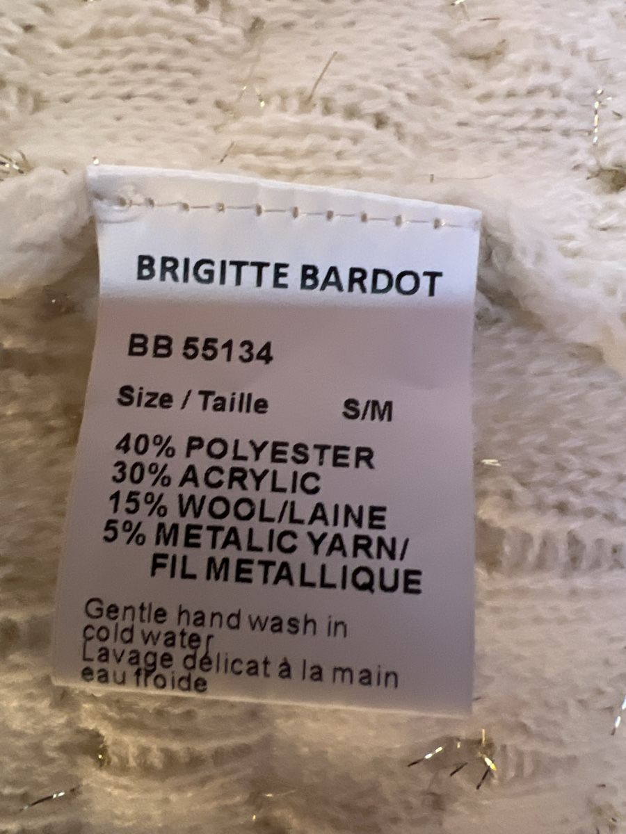 Giacche: Brigitte Bardot Strickjacke, S/M, creme-gold – Usato da Linden venduto da Annelie12 6