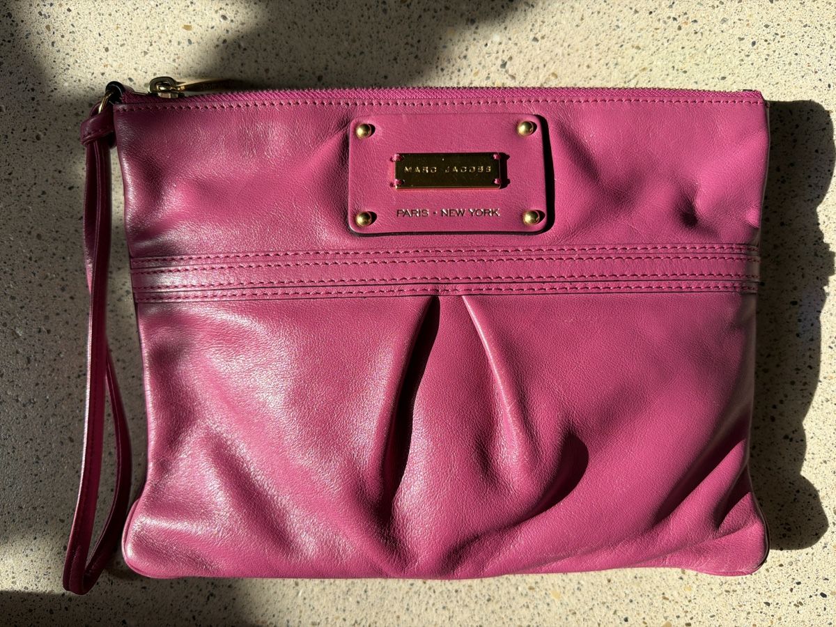 Marc Jacobs Taschen für Damen: Marc Jacobs Clutch Leder Pink – Gebraucht aus Brütten von Rod816 1