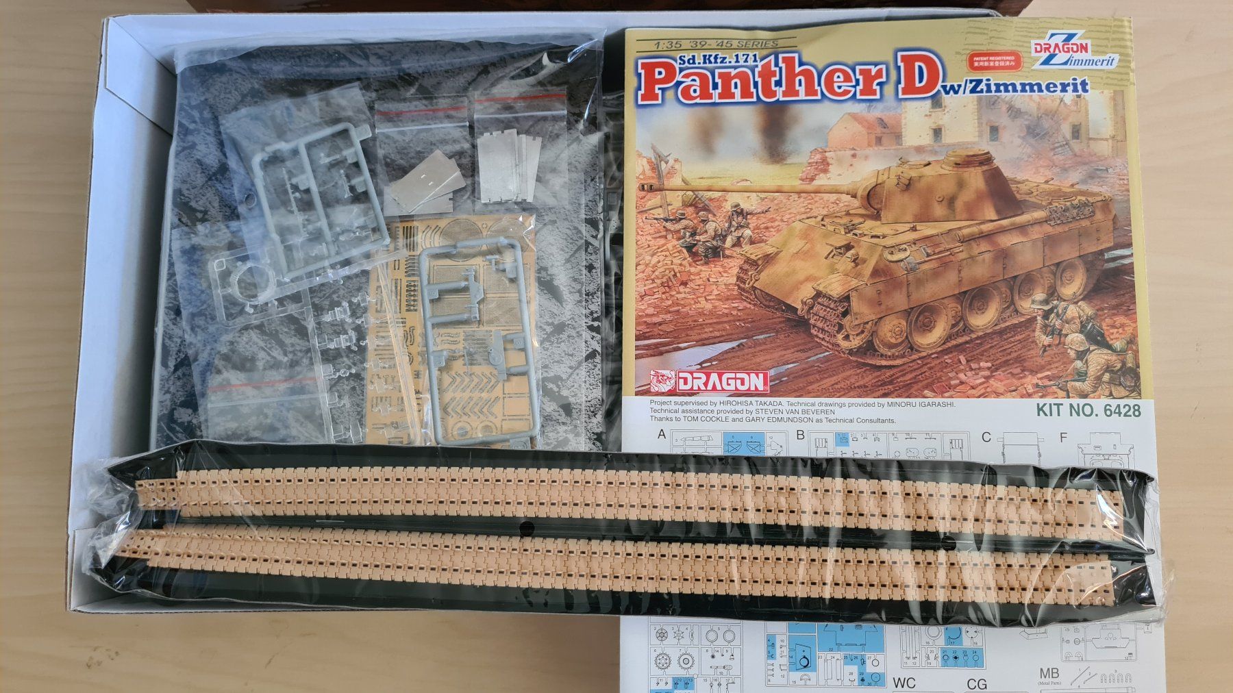 Kit di modellismo & Modellini statici: 1:35 Panther D mit Zimmerit - Dragon 6428 – Usato da Bassersdorf venduto da jackbmw 4