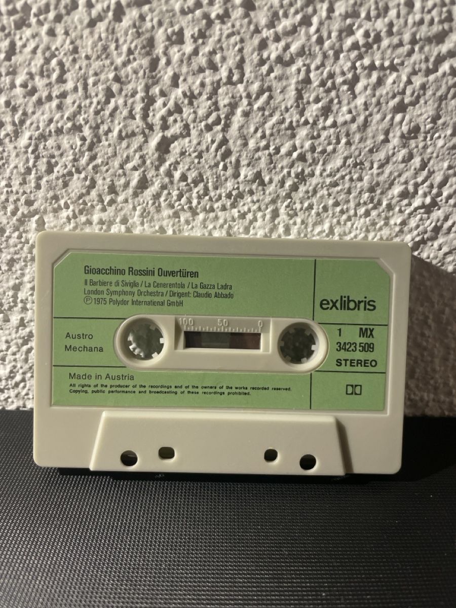 Musicassette: Kassette: Gioacchino Rossini Ouvertüren - Ex Libris – Usato da Sargans venduto da Didis 3