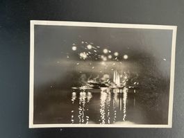 Ansichtskarte Fliegerangriff Friedrichshafen, Bodensee, 1944