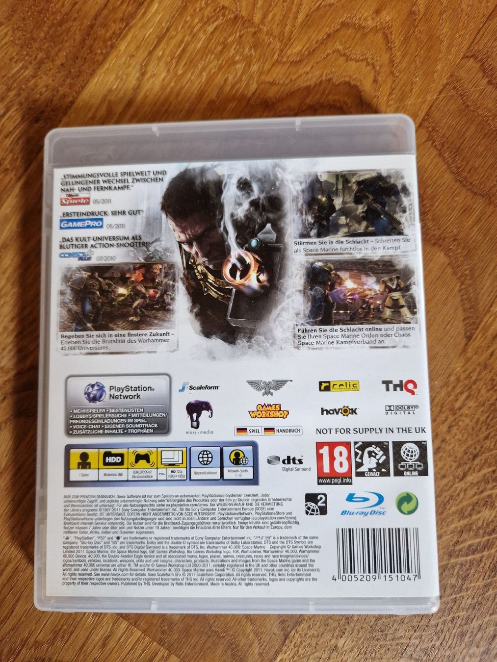 Giochi: Warhammer 40.000 Space Marine PS3  – Usato da Bühler venduto da Bluana 1