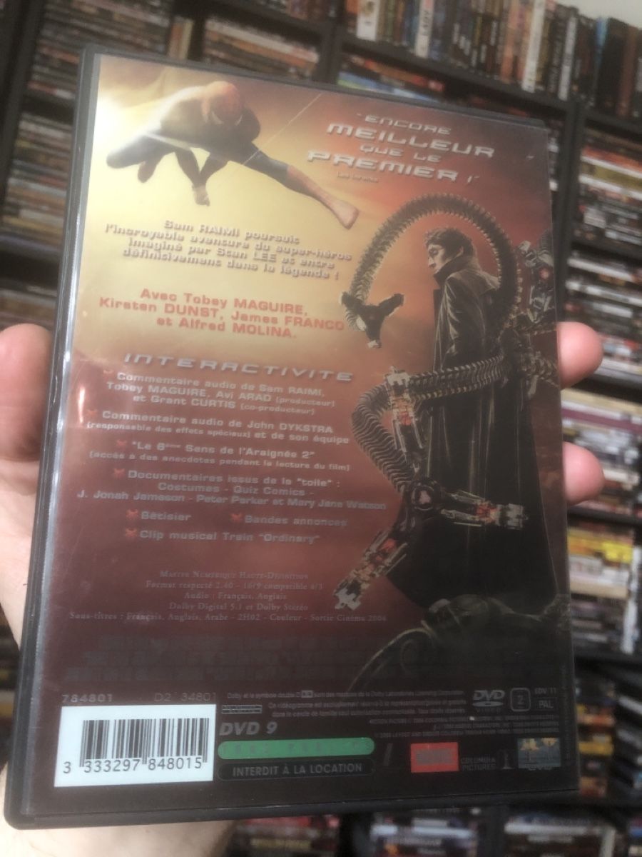 Tutti i DVDs: Spider-Man 2 - dvd – Usato da Lausanne venduto da fransadpop 1