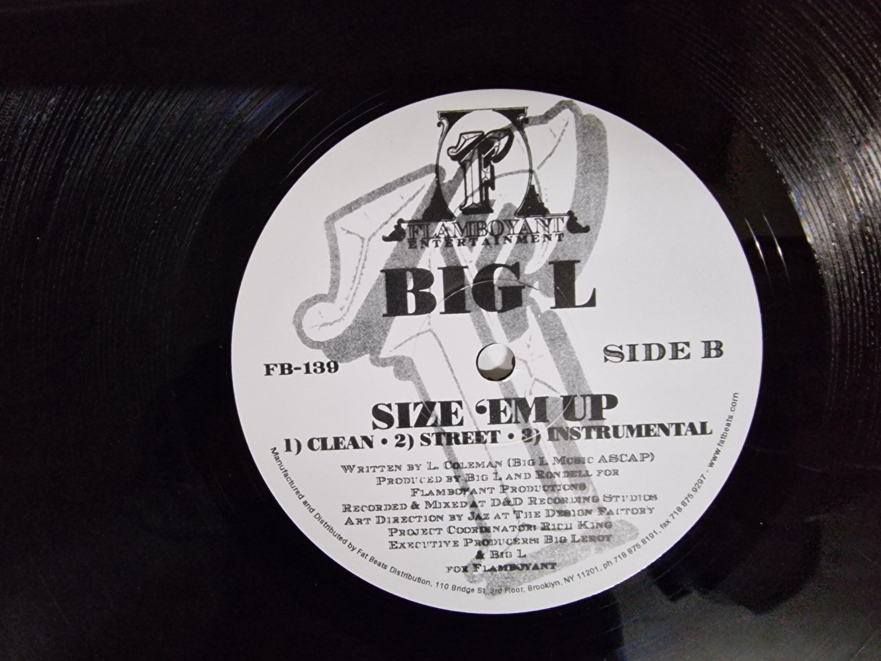 Schallplatten: Big L LP – Ebonics / Size 'Em Up – Gebraucht aus Root von  2