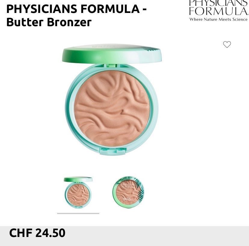 Make-up: Physicians Formula Butter Bronzer, nur gestestet,LP CHF24.50 – Usato da Zürich venduto da deruja 5