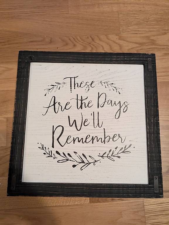 Cornici: Bilderrahmen: These are the days we´ll remember – Usato da Luzern venduto da Quy