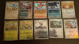 10x Pokémon Masterball Holo Karten Near Mint Deutsch