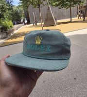 vintage corduroy ROLEX promo cap