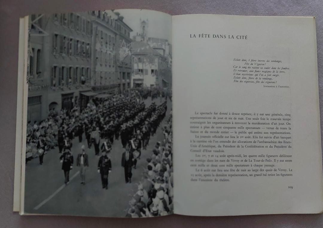 Libri: LA FÊTE DES VIGNERONS - 1955 – Usato da Delémont venduto da Domdom1 5
