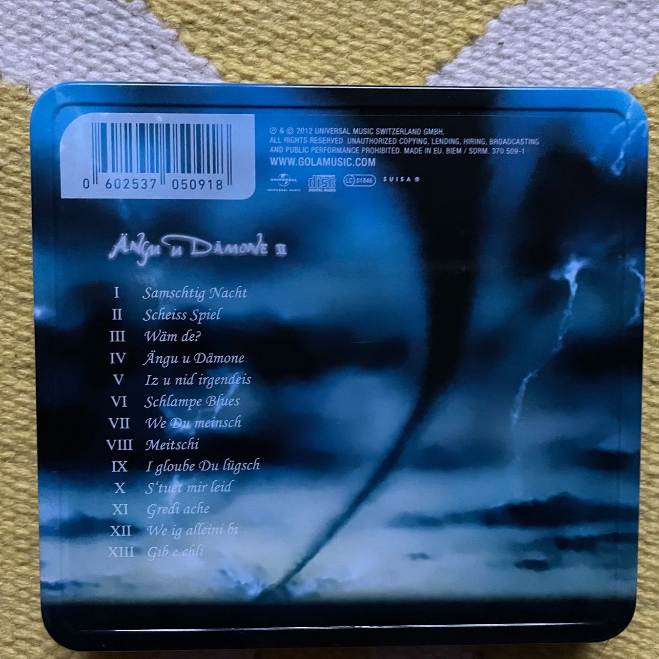 CD: GÖLÄ-ÄNGU U DÄMONE II (BLECH DOSE) – Usato da Rorschacherberg venduto da CD-Roli 2