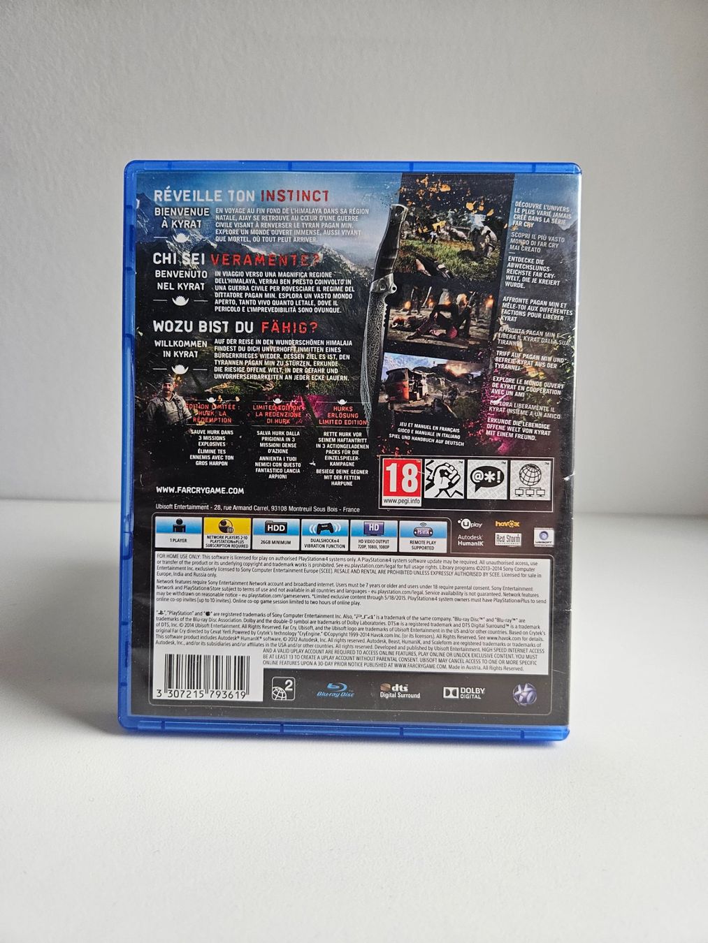 Spiele: FarCry 4 Limited Edition - PS4 - Top Zustand – Gebraucht aus Zürich von pat_2frc 1