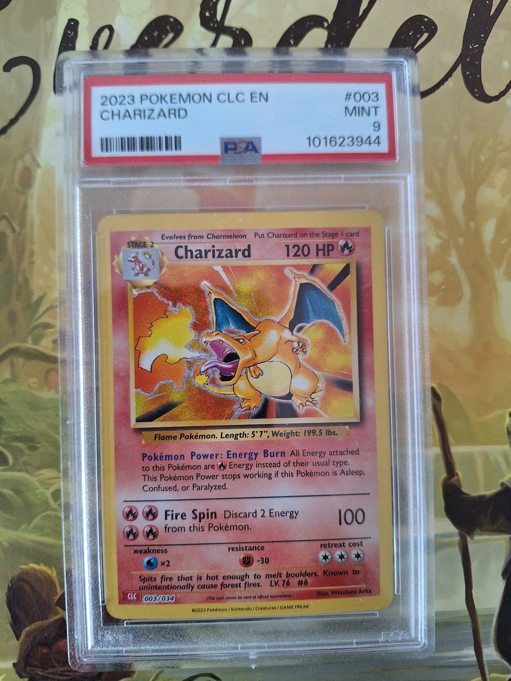 Pokémon Sammelbilder & Trading cards: Charizard PSA 9 - Classic Collection Base Set Reprint Glurak – Gebraucht aus Altstätten SG von