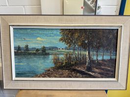 Originales Ölgemälde von Weber - Pfäffikersee 74