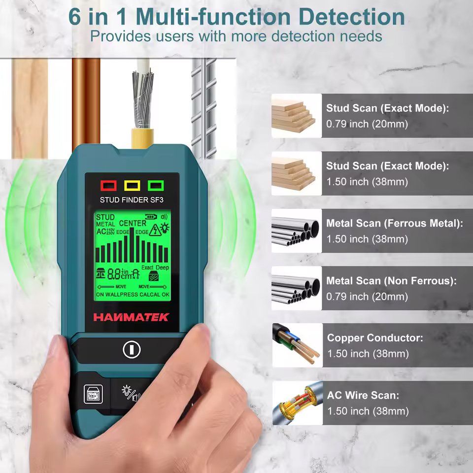 Mesurer: NEU Stud Finder Wandscanner Wall Detector / Scanner Mural – Neuf avec emballage d'origine à Isérables par Wishlist 1