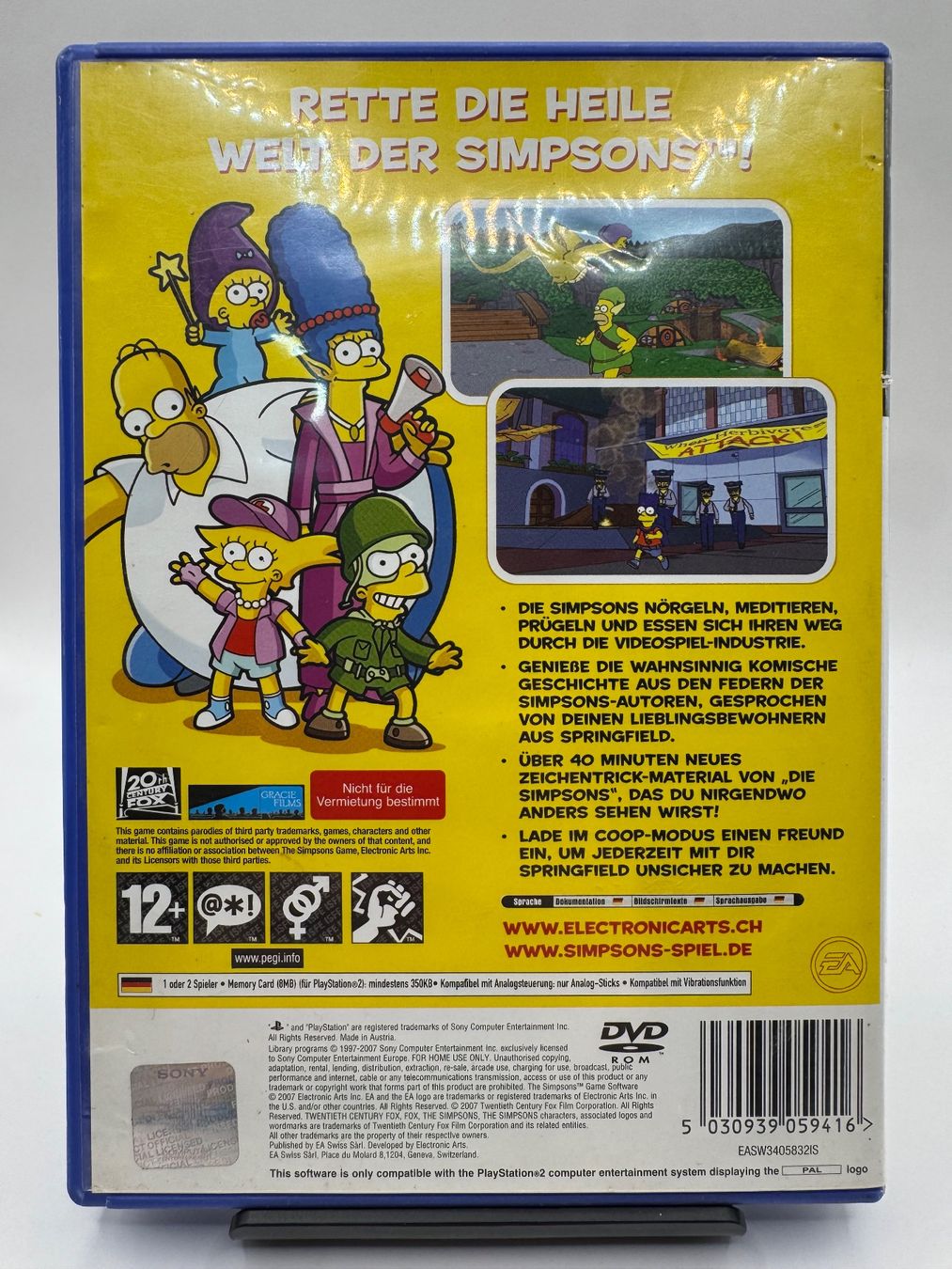 Sony Giochi: Die Simpsons Das Spiel PS2 – Usato da Dietikon venduto da Angy94 1