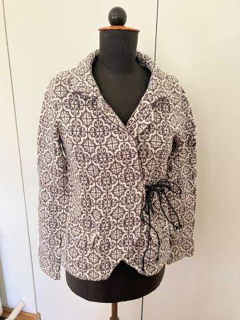 Strickjacke gemustert zum binden