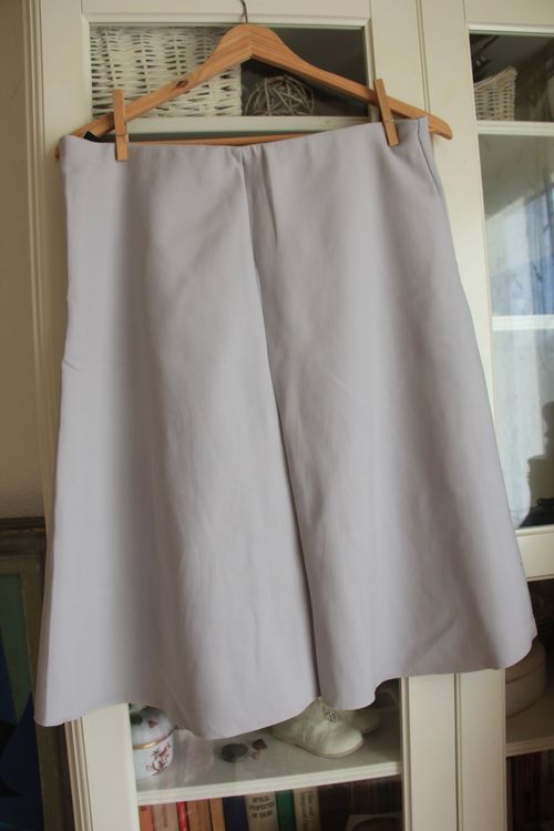 Jupe De Bureau Marc Cain Gris Rose à Carreaux - Taille UK 8 (N1), Laine, Occasion Très Bon état