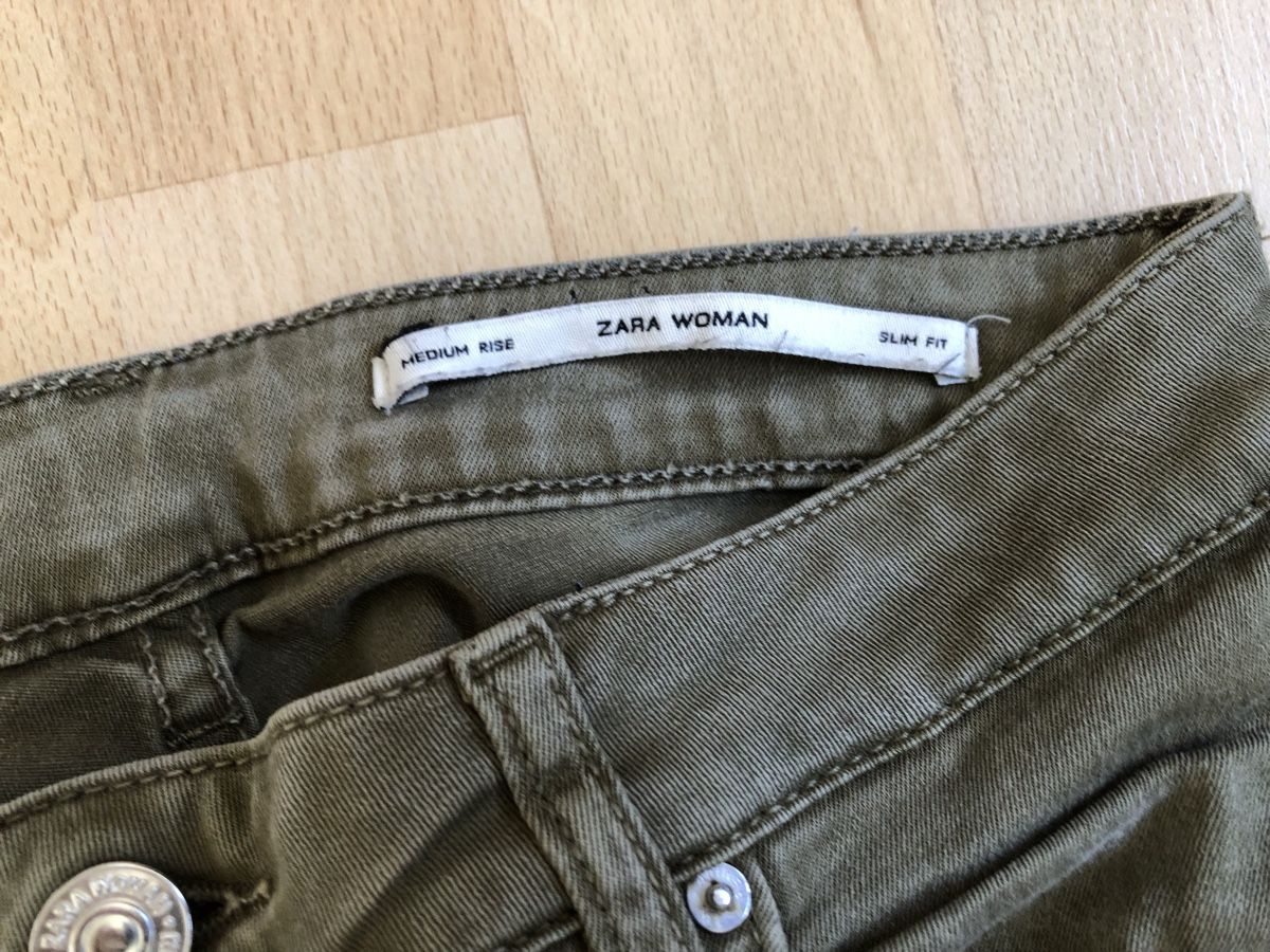 Zara Jeans: ZARA Jeans oliv 34 – Usato da Dietlikon venduto da Luna77 3
