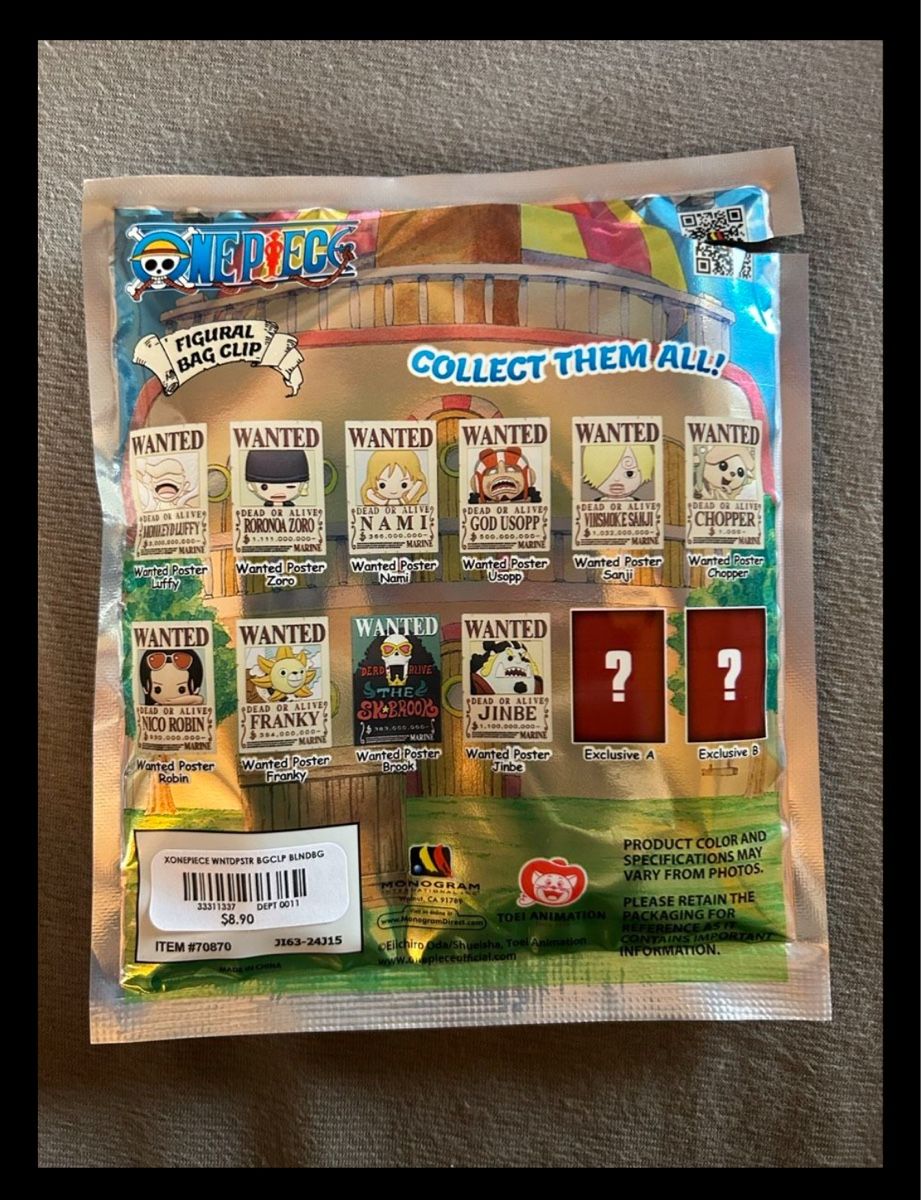 Portachiavi: One Piece Jimbei Wanted Poster Keychain – Nuovo (secondo la descrizione) da Uster venduto da xBeccax 3