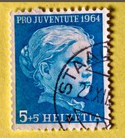 Nr.J 205 GESTEMPELT Mädchenbildnis 1964   