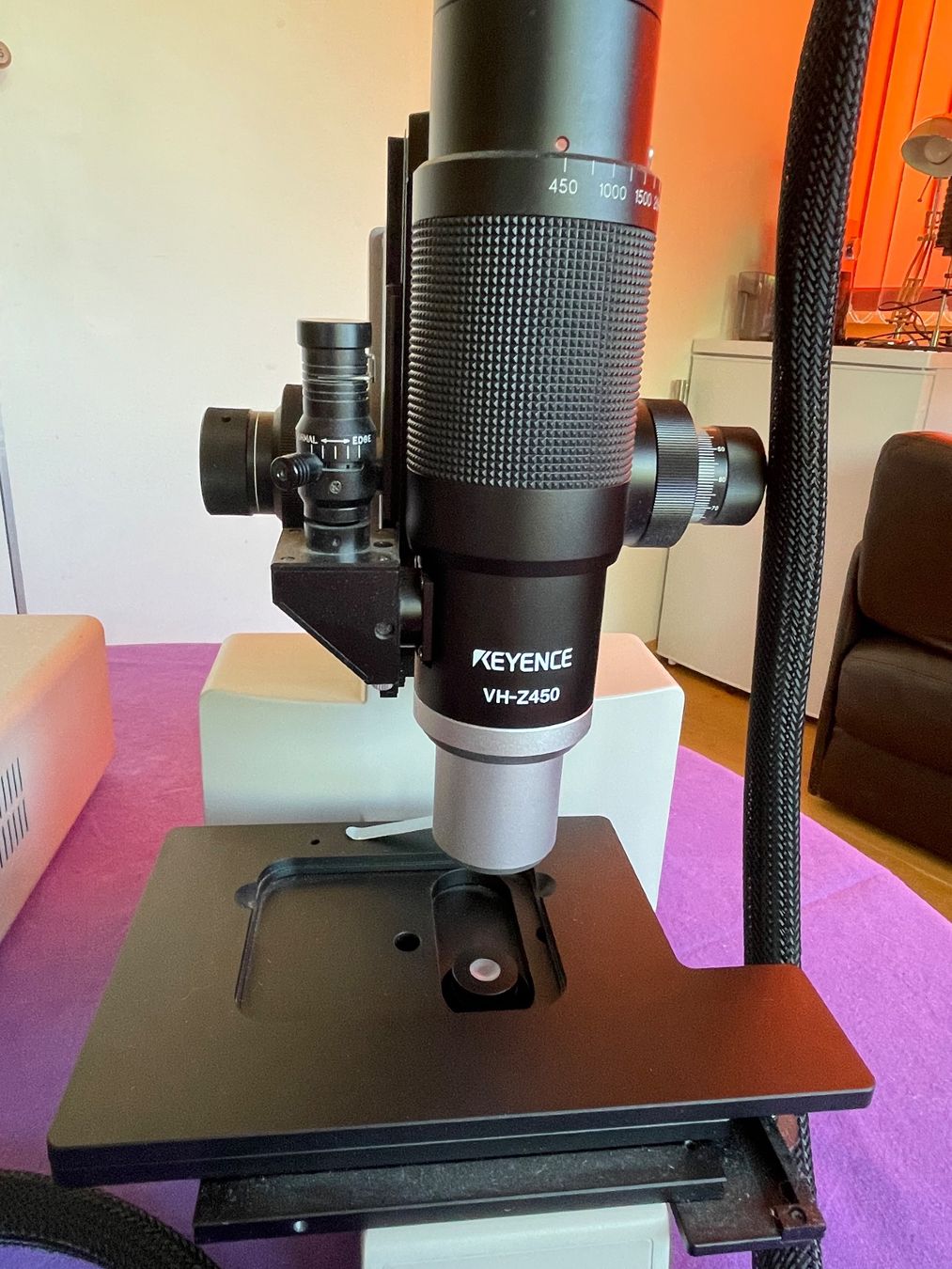 Microscopi: Microscope numérique Keyence VH-5910 + objectif VH-Z450 – Usato da Ollon VD venduto da biocentervilly 3