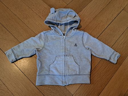 Baby Gap Strickjacke mit Öhrchen Kapuze, Grösse 6-12M
