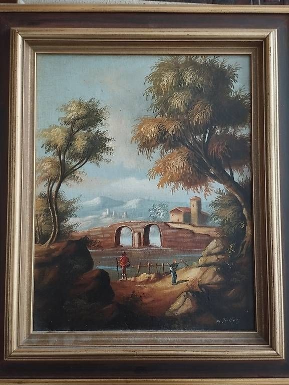 Dipinti: Landschaft Italien – Usato da Bern venduto da mar_qrm8